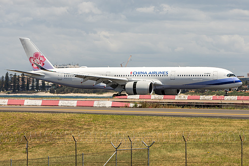 China Airlines Airbus A350-900 B-18903 at Sydney Kingsford Smith International Airport (YSSY/SYD) China Airlines Airbus A350-900 B-18903 at Sydney Kingsford Smith International Airport (YSSY/SYD)