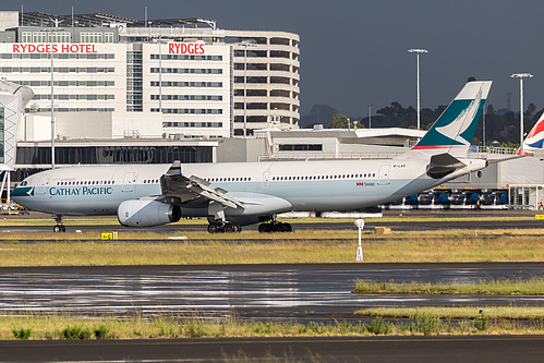 Cathay Pacific Airbus A330-300 B-LAG at Sydney Kingsford Smith International Airport (YSSY/SYD) Cathay Pacific Airbus A330-300 B-LAG at Sydney Kingsford Smith International Airport (YSSY/SYD)