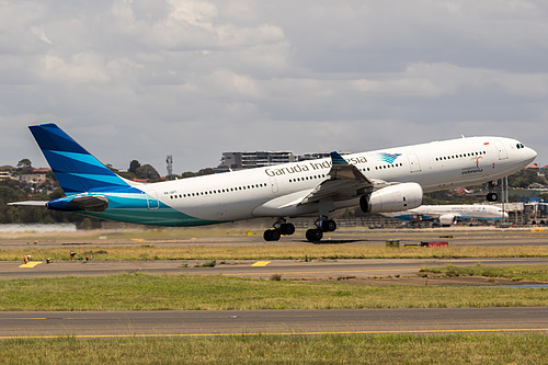 Garuda Indonesia Airbus A330-300 PK-GPT at Sydney Kingsford Smith International Airport (YSSY/SYD) Garuda Indonesia Airbus A330-300 PK-GPT at Sydney Kingsford Smith International Airport (YSSY/SYD)