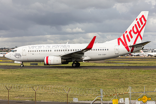 Virgin Australia Boeing 737-700 VH-VBY at Sydney Kingsford Smith International Airport (YSSY/SYD)