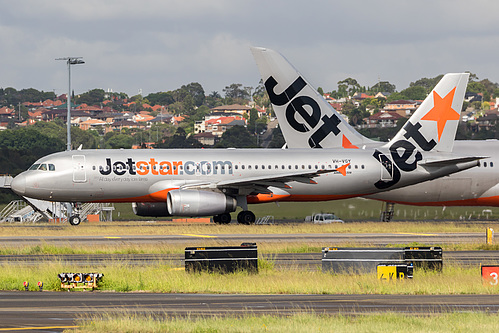 Jetstar Airways Airbus A320-200 VH-VGY at Sydney Kingsford Smith International Airport (YSSY/SYD) Jetstar Airways Airbus A320-200 VH-VGY at Sydney Kingsford Smith International Airport (YSSY/SYD)