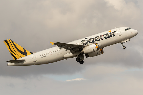 Tigerair Australia Airbus A320-200 VH-VNO at Sydney Kingsford Smith International Airport (YSSY/SYD) Tigerair Australia Airbus A320-200 VH-VNO at Sydney Kingsford Smith International Airport (YSSY/SYD)