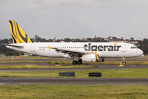 Tigerair Australia Airbus A320-200 VH-VNO at Sydney Kingsford Smith International Airport (YSSY/SYD) Tigerair Australia Airbus A320-200 VH-VNO at Sydney Kingsford Smith International Airport (YSSY/SYD)
