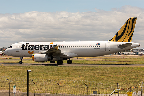 Tigerair Australia Airbus A320-200 VH-VNP at Sydney Kingsford Smith International Airport (YSSY/SYD) Tigerair Australia Airbus A320-200 VH-VNP at Sydney Kingsford Smith International Airport (YSSY/SYD)