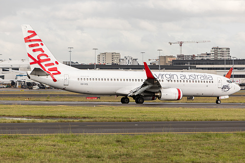 Virgin Australia Boeing 737-800 VH-VOL at Sydney Kingsford Smith International Airport (YSSY/SYD) Virgin Australia Boeing 737-800 VH-VOL at Sydney Kingsford Smith International Airport (YSSY/SYD)