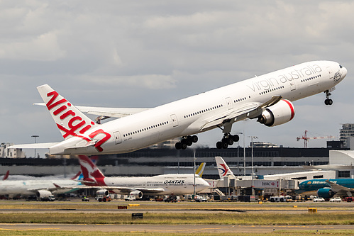 Virgin Australia Boeing 777-300ER VH-VPD at Sydney Kingsford Smith International Airport (YSSY/SYD) Virgin Australia Boeing 777-300ER VH-VPD at Sydney Kingsford Smith International Airport (YSSY/SYD)