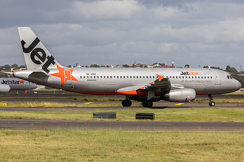 Jetstar Airways Airbus A320-200 VH-VQZ at Sydney Kingsford Smith International Airport (YSSY/SYD) Jetstar Airways Airbus A320-200 VH-VQZ at Sydney Kingsford Smith International Airport (YSSY/SYD)