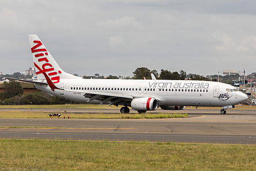 Virgin Australia Boeing 737-800 VH-VUE at Sydney Kingsford Smith International Airport (YSSY/SYD) Virgin Australia Boeing 737-800 VH-VUE at Sydney Kingsford Smith International Airport (YSSY/SYD)