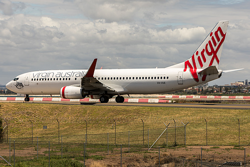 Virgin Australia Boeing 737-800 VH-VUE at Sydney Kingsford Smith International Airport (YSSY/SYD) Virgin Australia Boeing 737-800 VH-VUE at Sydney Kingsford Smith International Airport (YSSY/SYD)