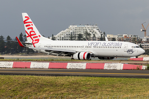 Virgin Australia Boeing 737-800 VH-VUK at Sydney Kingsford Smith International Airport (YSSY/SYD) Virgin Australia Boeing 737-800 VH-VUK at Sydney Kingsford Smith International Airport (YSSY/SYD)