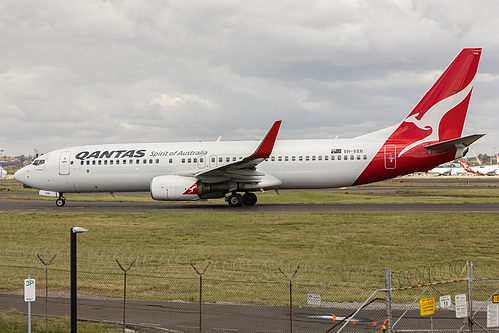 Qantas Boeing 737-800 VH-VXN at Sydney Kingsford Smith International Airport (YSSY/SYD)