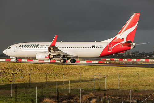 Qantas Boeing 737-800 VH-VYC at Sydney Kingsford Smith International Airport (YSSY/SYD)