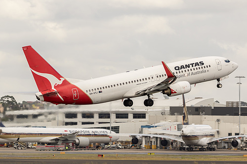 Qantas Boeing 737-800 VH-VYJ at Sydney Kingsford Smith International Airport (YSSY/SYD)