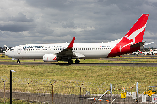 Qantas Boeing 737-800 VH-VZC at Sydney Kingsford Smith International Airport (YSSY/SYD)