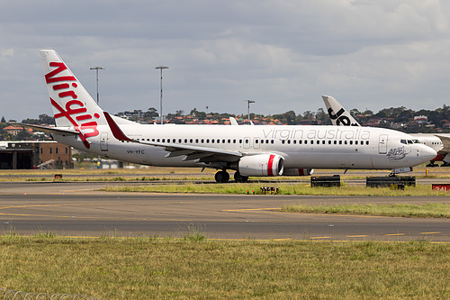 Virgin Australia Boeing 737-800 VH-YFC at Sydney Kingsford Smith International Airport (YSSY/SYD) Virgin Australia Boeing 737-800 VH-YFC at Sydney Kingsford Smith International Airport (YSSY/SYD)