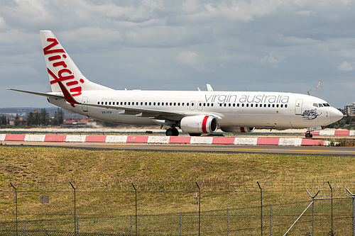 Virgin Australia Boeing 737-800 VH-YFP at Sydney Kingsford Smith International Airport (YSSY/SYD) Virgin Australia Boeing 737-800 VH-YFP at Sydney Kingsford Smith International Airport (YSSY/SYD)