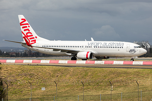 Virgin Australia Boeing 737-800 VH-YVD at Sydney Kingsford Smith International Airport (YSSY/SYD) Virgin Australia Boeing 737-800 VH-YVD at Sydney Kingsford Smith International Airport (YSSY/SYD)