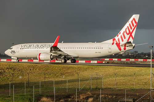 Virgin Australia Boeing 737-800 VH-YVD at Sydney Kingsford Smith International Airport (YSSY/SYD) Virgin Australia Boeing 737-800 VH-YVD at Sydney Kingsford Smith International Airport (YSSY/SYD)