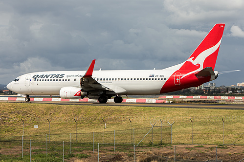 Qantas Boeing 737-800 ZK-ZQD at Sydney Kingsford Smith International Airport (YSSY/SYD)