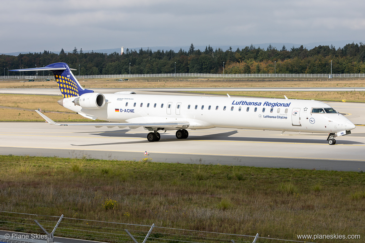 Lufthansa CityLine Canadair CRJ-900 D-ACNE at Frankfurt am Main International Airport (EDDF/FRA) Lufthansa CityLine Canadair CRJ-900 D-ACNE at Frankfurt am Main International Airport (EDDF/FRA)