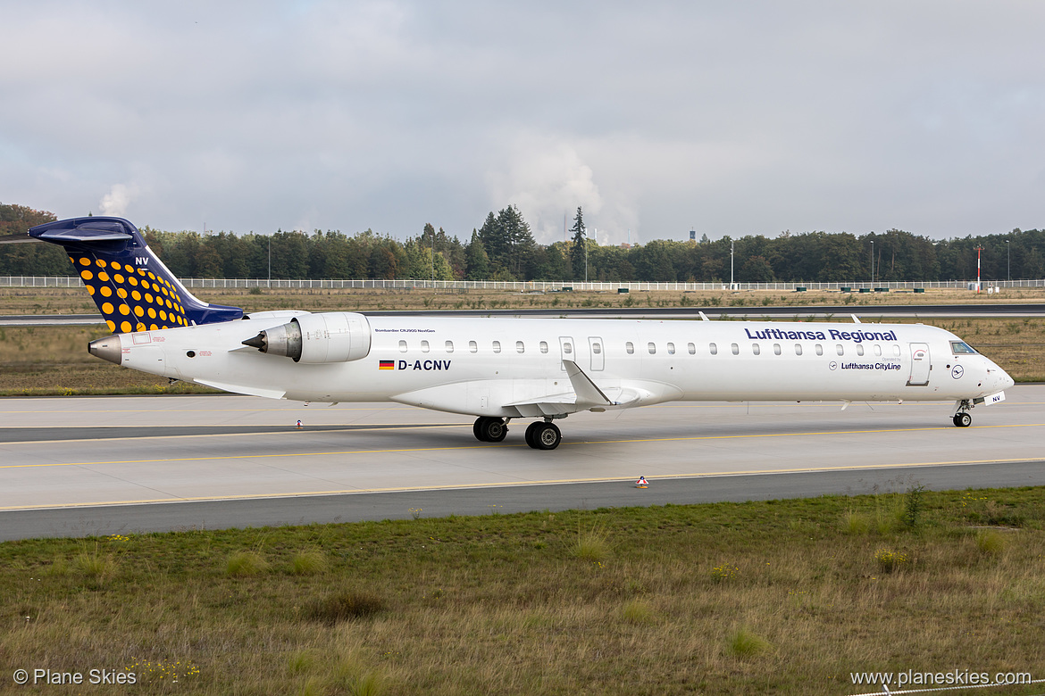 Lufthansa CityLine Canadair CRJ-900 D-ACNV at Frankfurt am Main International Airport (EDDF/FRA)