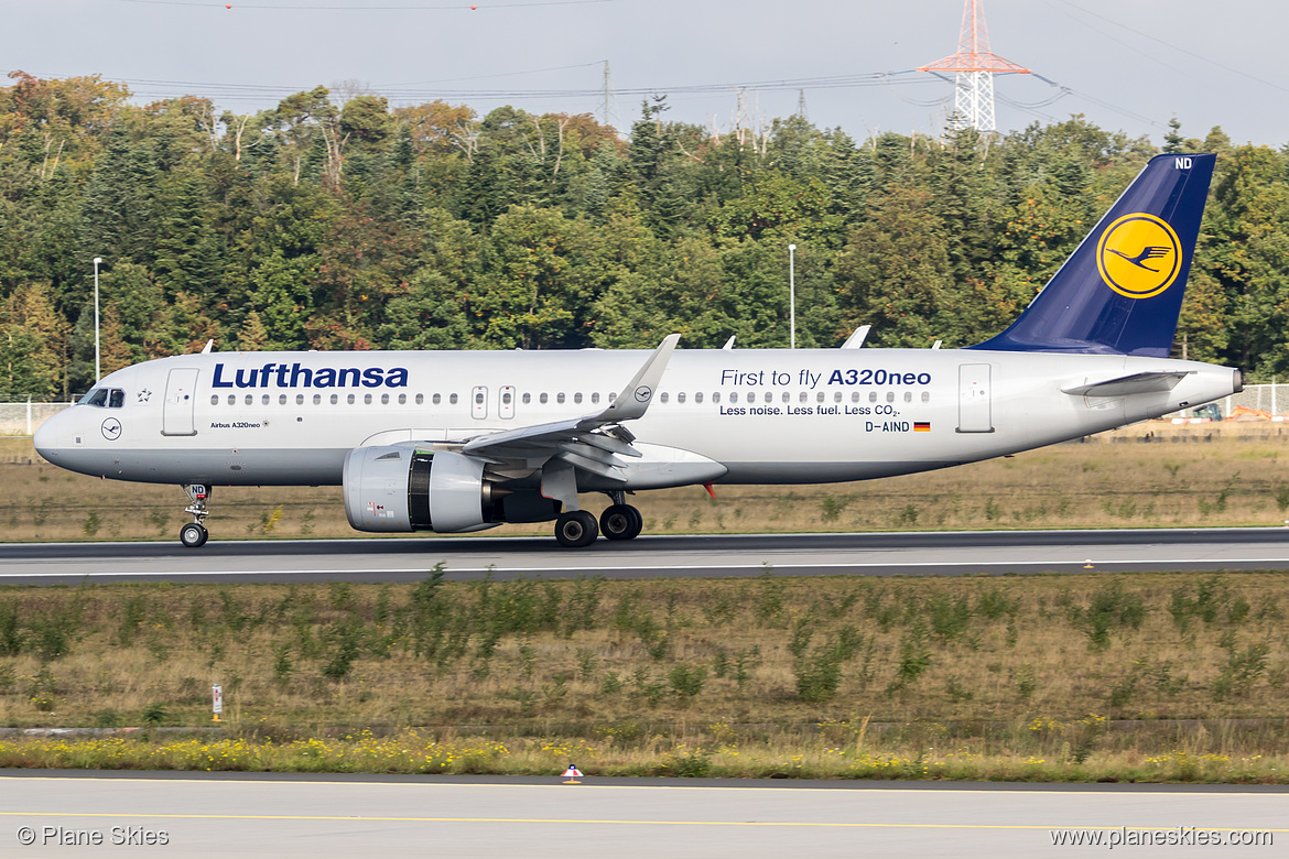 Lufthansa Airbus A320neo D-AIND at Frankfurt am Main International Airport (EDDF/FRA) Lufthansa Airbus A320neo D-AIND at Frankfurt am Main International Airport (EDDF/FRA)