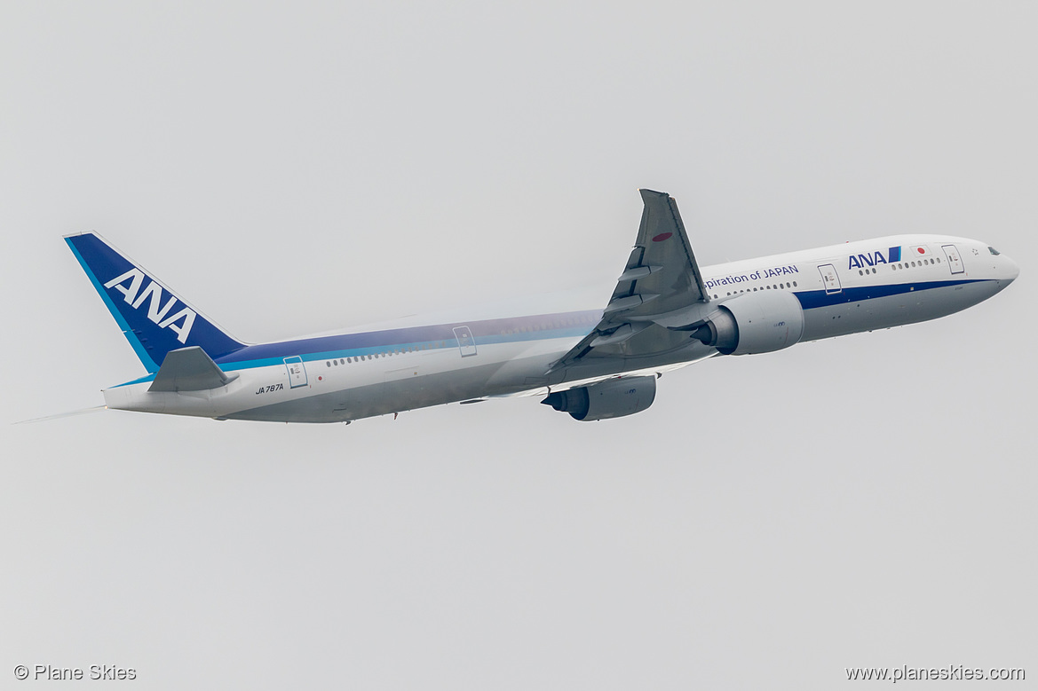 All Nippon Airways Boeing 777-300ER JA787A at Frankfurt am Main International Airport (EDDF/FRA)
