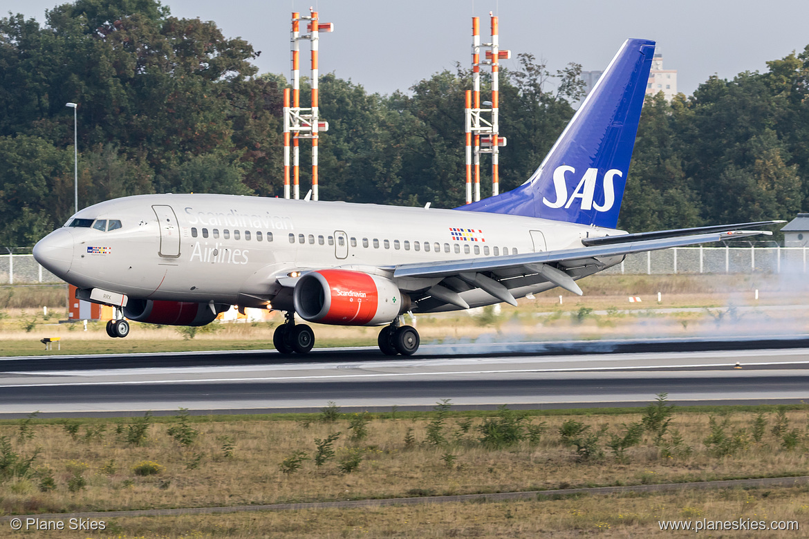 Scandinavian Airlines Boeing 737-600 LN-RRX at Frankfurt am Main International Airport (EDDF/FRA)