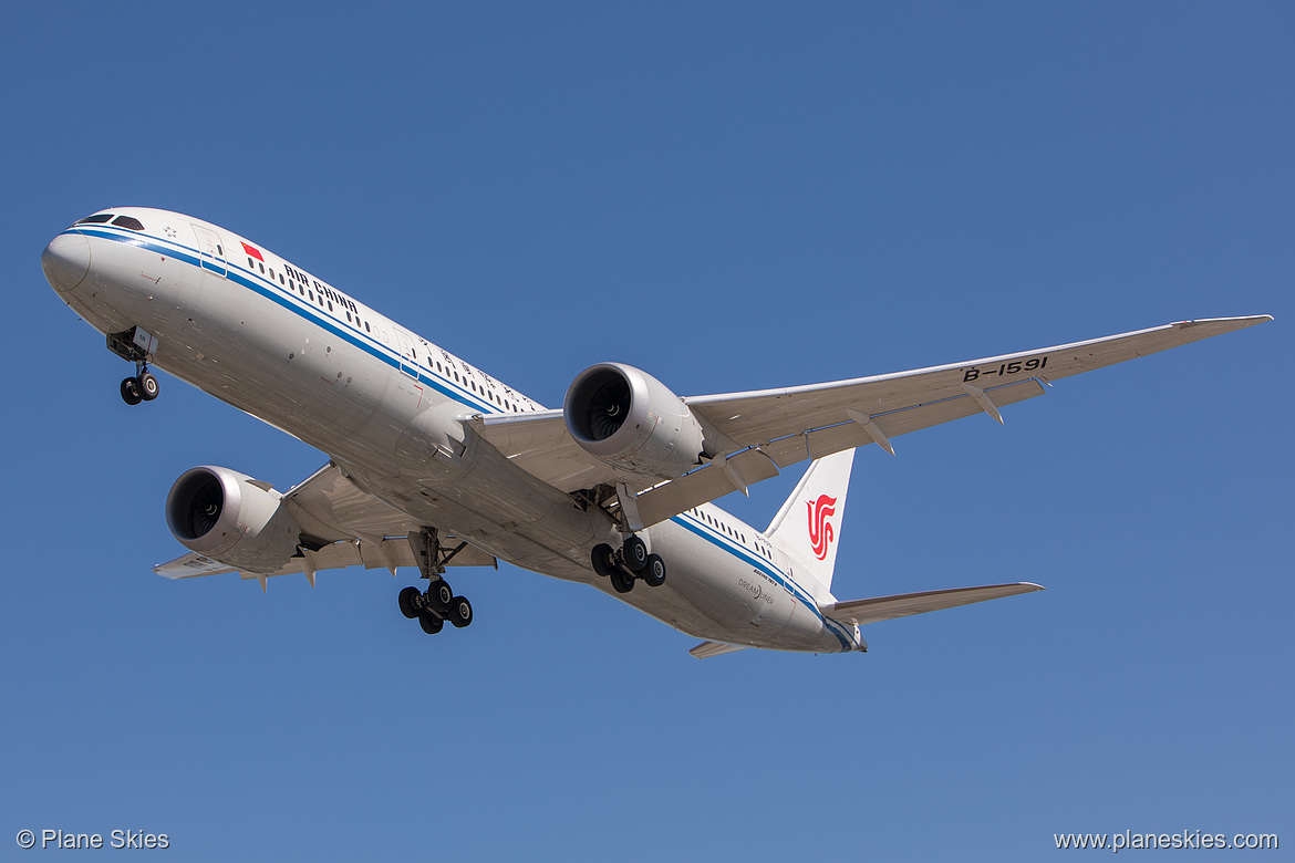 Air China Boeing 787-9 B-1591 at Los Angeles International Airport (KLAX/LAX)