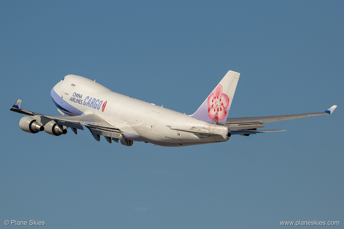 China Airlines Boeing 747-400F B-18725 at Los Angeles International Airport (KLAX/LAX)