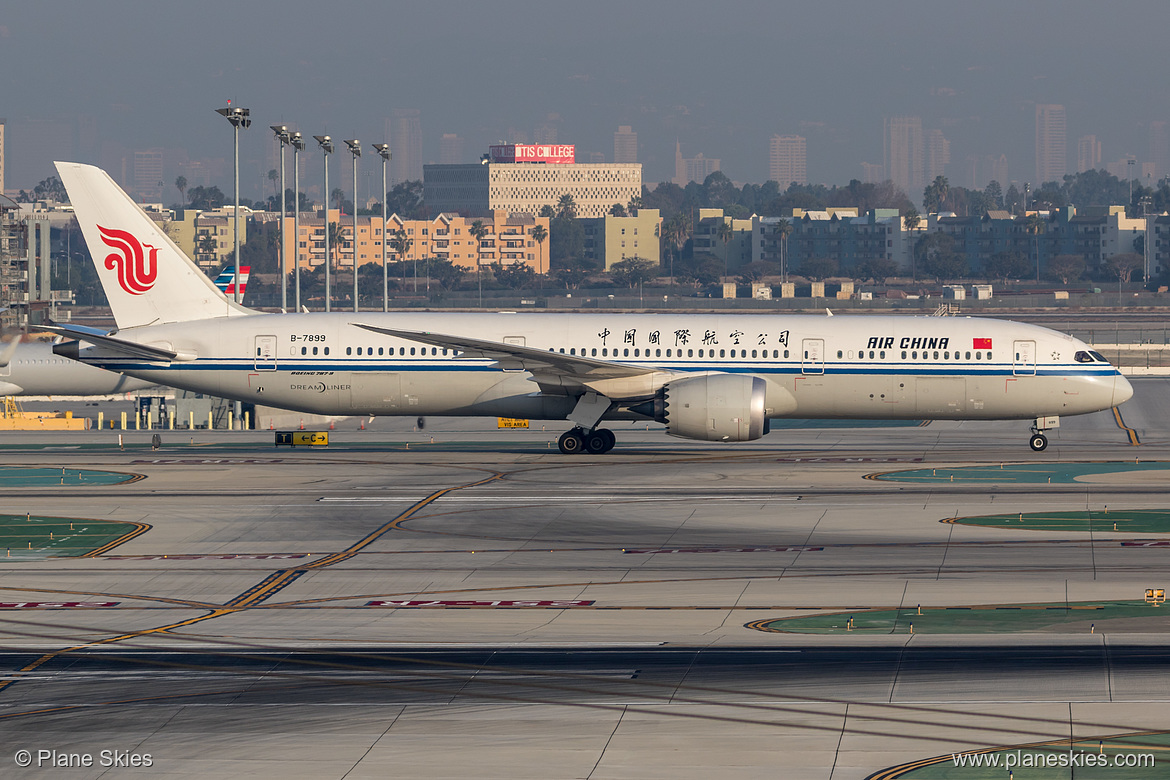 Air China Boeing 787-9 B-7899 at Los Angeles International Airport (KLAX/LAX)
