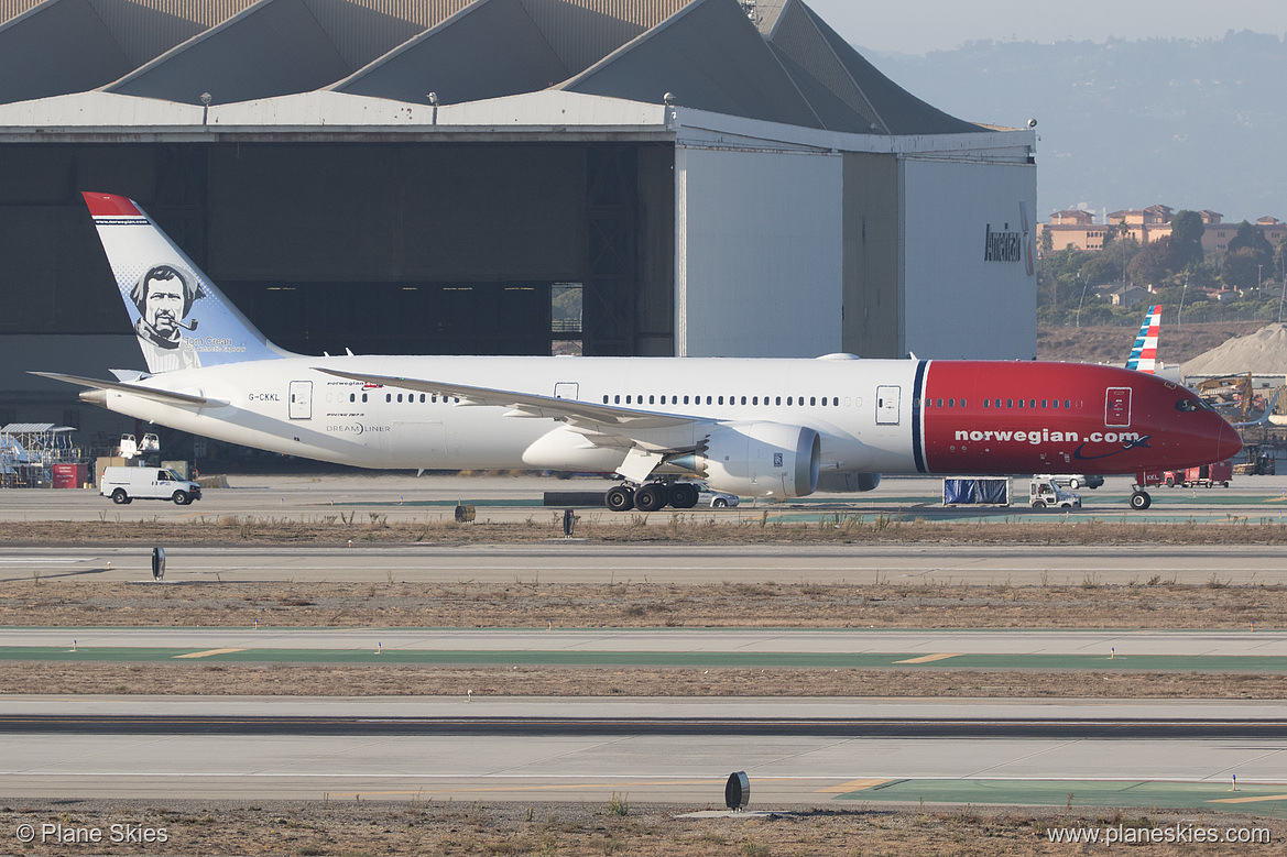Norwegian Air UK Boeing 787-9 G-CKKL at Los Angeles International Airport (KLAX/LAX) Norwegian Air UK Boeing 787-9 G-CKKL at Los Angeles International Airport (KLAX/LAX)