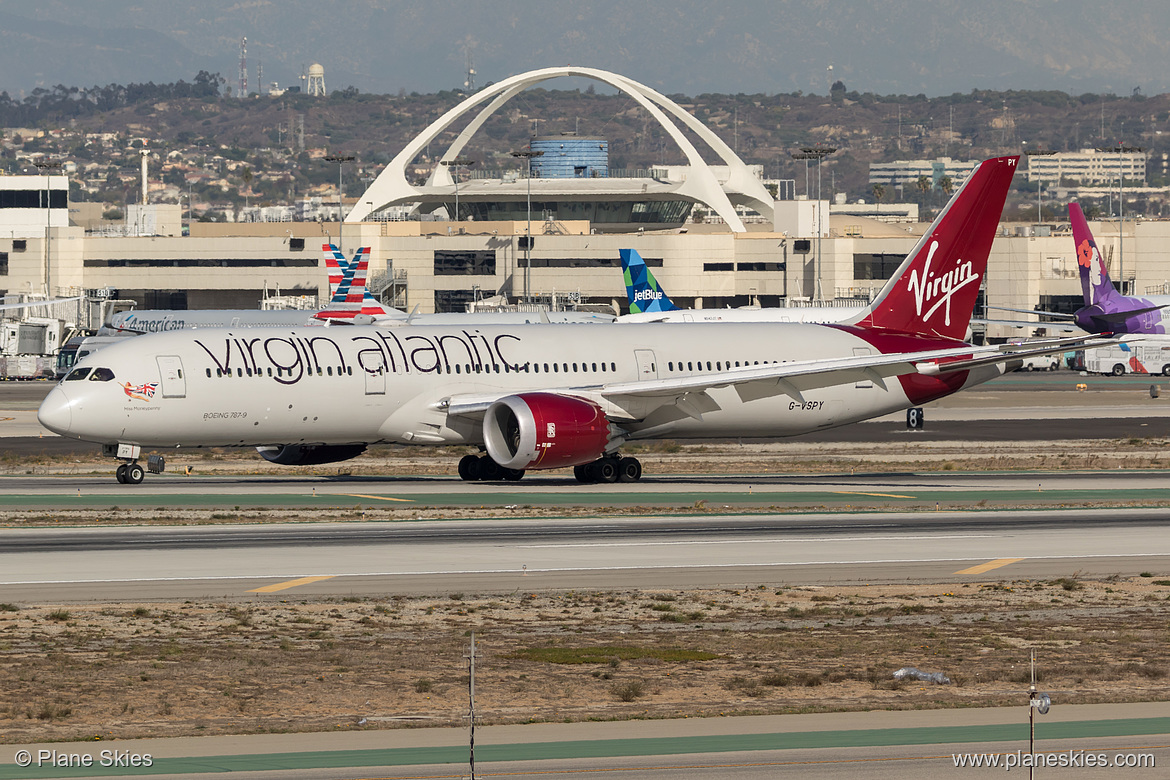 Virgin Atlantic Boeing 787-9 G-VSPY at Los Angeles International Airport (KLAX/LAX)