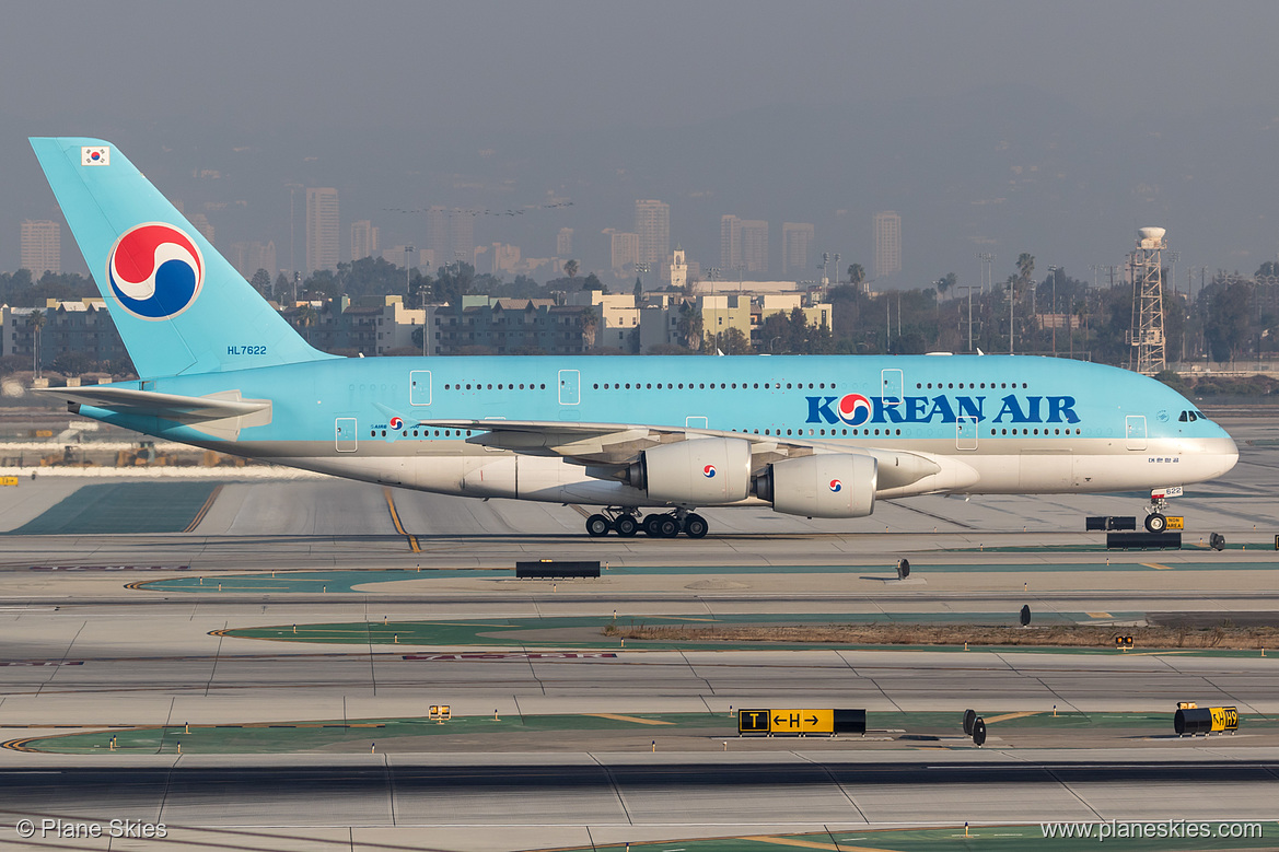 Korean Air Airbus A380-800 HL7622 at Los Angeles International Airport (KLAX/LAX)