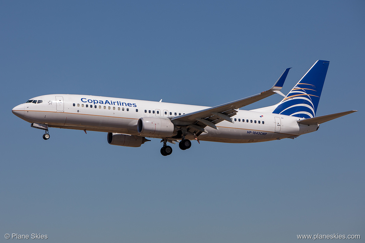 Copa Airlines Boeing 737-800 HP-1843CMP at Los Angeles International Airport (KLAX/LAX) Copa Airlines Boeing 737-800 HP-1843CMP at Los Angeles International Airport (KLAX/LAX)