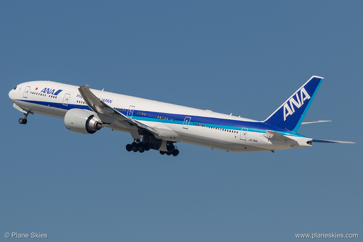 All Nippon Airways Boeing 777-300ER JA781A at Los Angeles International Airport (KLAX/LAX)