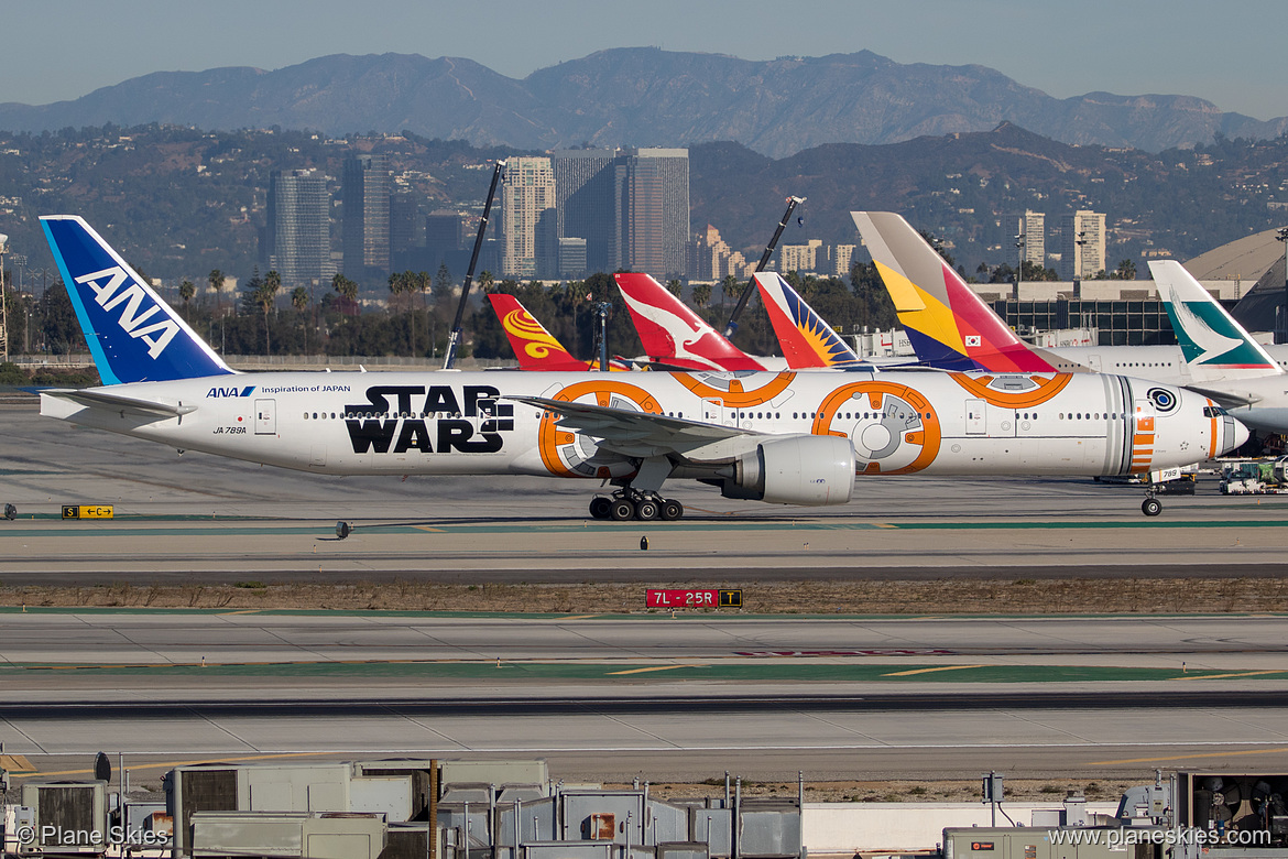 All Nippon Airways Boeing 777-300ER JA789A at Los Angeles International Airport (KLAX/LAX)