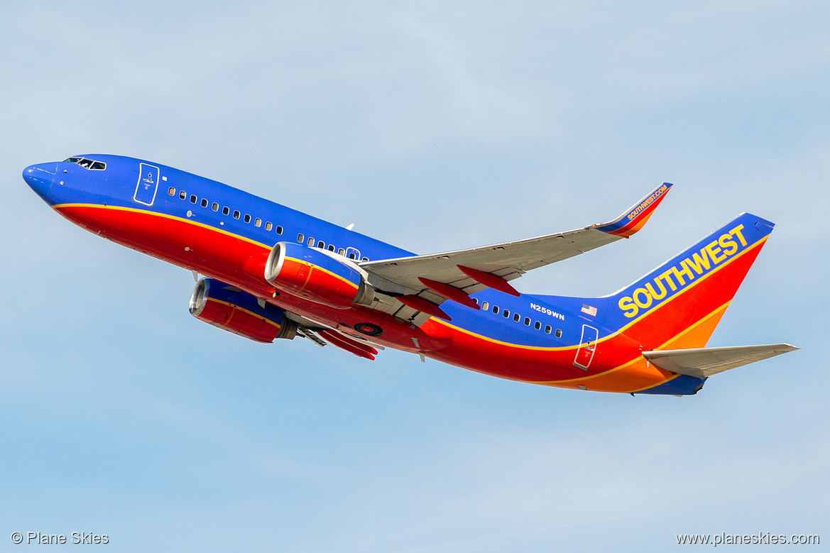 Southwest Airlines Boeing 737-700 N259WN at Los Angeles International Airport (KLAX/LAX) Southwest Airlines Boeing 737-700 N259WN at Los Angeles International Airport (KLAX/LAX)