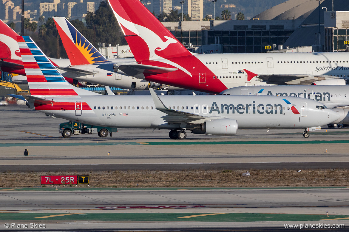 American Airlines Boeing 737-800 N342PM at Los Angeles International Airport (KLAX/LAX)