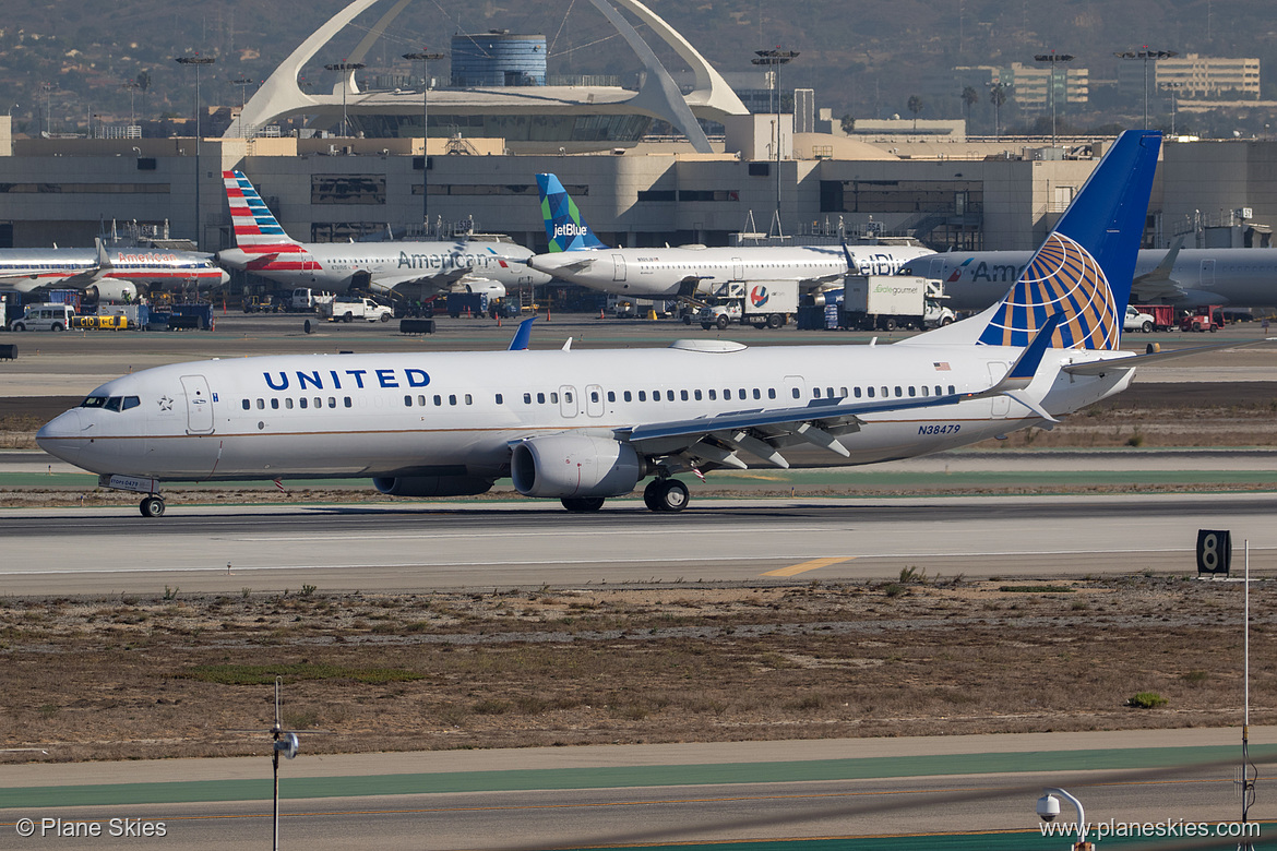 United Airlines Boeing 737-900ER N38479 at Los Angeles International Airport (KLAX/LAX) United Airlines Boeing 737-900ER N38479 at Los Angeles International Airport (KLAX/LAX)