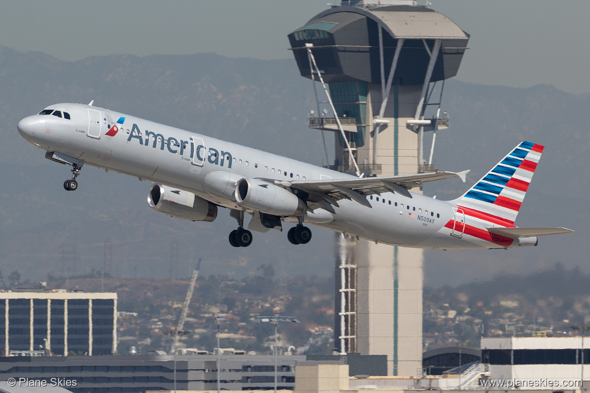 American Airlines Airbus A321-200 N509AY at Los Angeles International Airport (KLAX/LAX) American Airlines Airbus A321-200 N509AY at Los Angeles International Airport (KLAX/LAX)