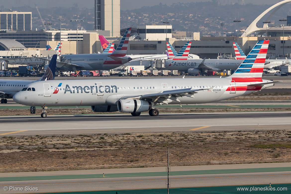 American Airlines Airbus A321-200 N551UW at Los Angeles International Airport (KLAX/LAX)