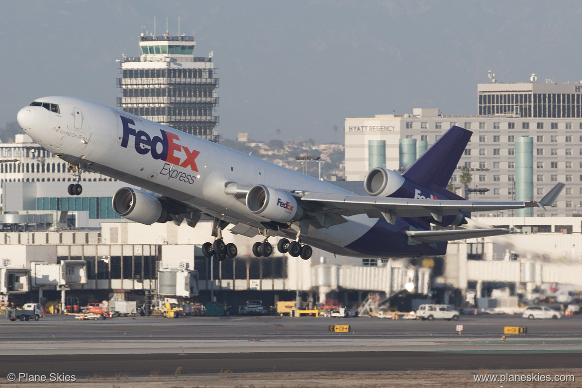 FedEx McDonnell Douglas MD-11F N585FE at Los Angeles International Airport (KLAX/LAX) FedEx McDonnell Douglas MD-11F N585FE at Los Angeles International Airport (KLAX/LAX)
