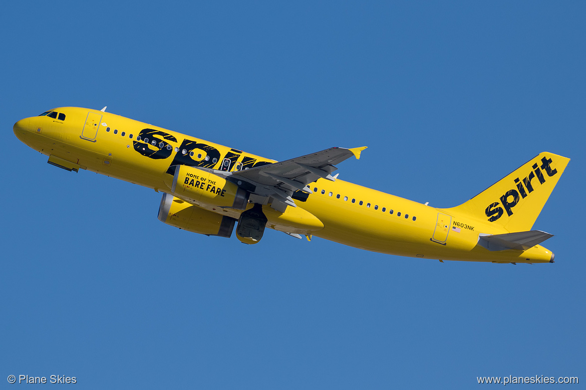 Spirit Airlines Airbus A320-200 N603NK at Los Angeles International Airport (KLAX/LAX) Spirit Airlines Airbus A320-200 N603NK at Los Angeles International Airport (KLAX/LAX)