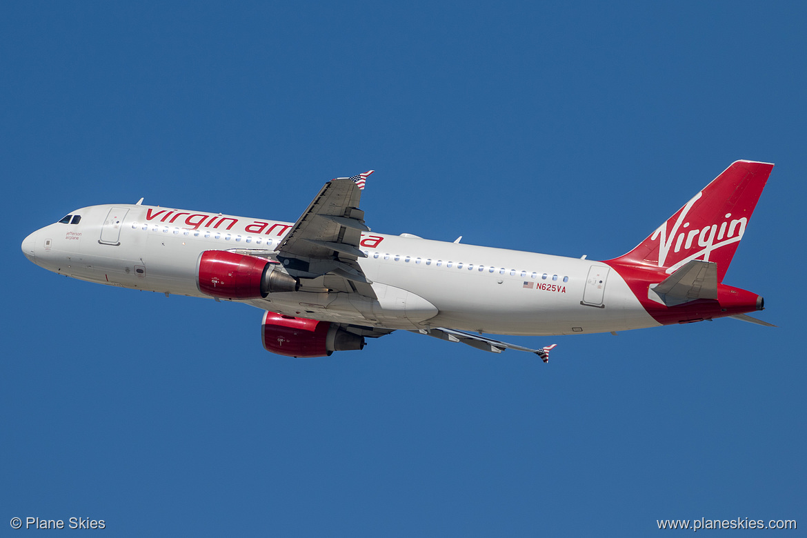 Virgin America Airbus A320-200 N625VA at Los Angeles International Airport (KLAX/LAX) Virgin America Airbus A320-200 N625VA at Los Angeles International Airport (KLAX/LAX)