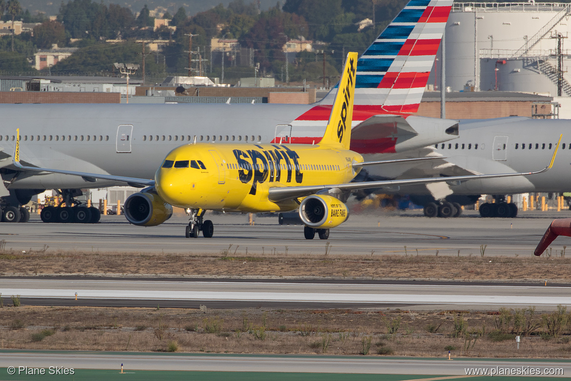 Spirit Airlines Airbus A320-200 N644NK at Los Angeles International Airport (KLAX/LAX) Spirit Airlines Airbus A320-200 N644NK at Los Angeles International Airport (KLAX/LAX)