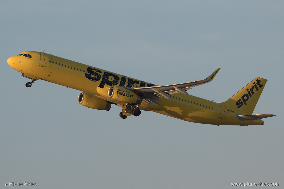 Spirit Airlines Airbus A321-200 N658NK at Los Angeles International Airport (KLAX/LAX) Spirit Airlines Airbus A321-200 N658NK at Los Angeles International Airport (KLAX/LAX)