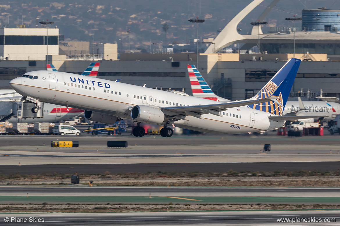 United Airlines Boeing 737-900ER N75436 at Los Angeles International Airport (KLAX/LAX)