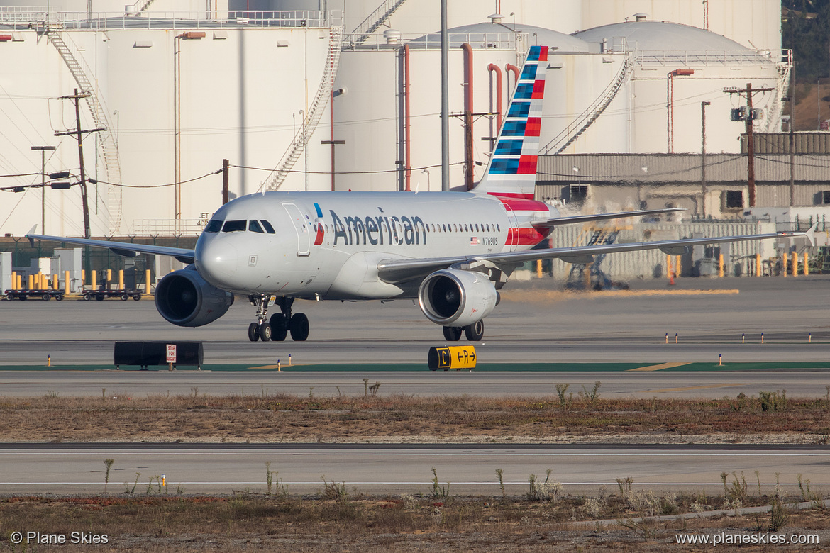 American Airlines Airbus A319-100 N769US at Los Angeles International Airport (KLAX/LAX)