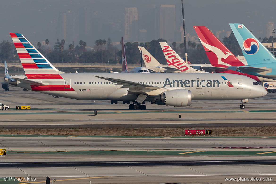 American Airlines Boeing 787-8 N804AN at Los Angeles International Airport (KLAX/LAX) American Airlines Boeing 787-8 N804AN at Los Angeles International Airport (KLAX/LAX)